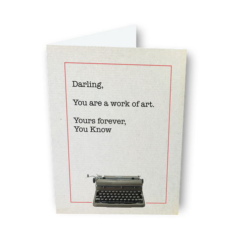 Darling, a Dear Life Greeting Card